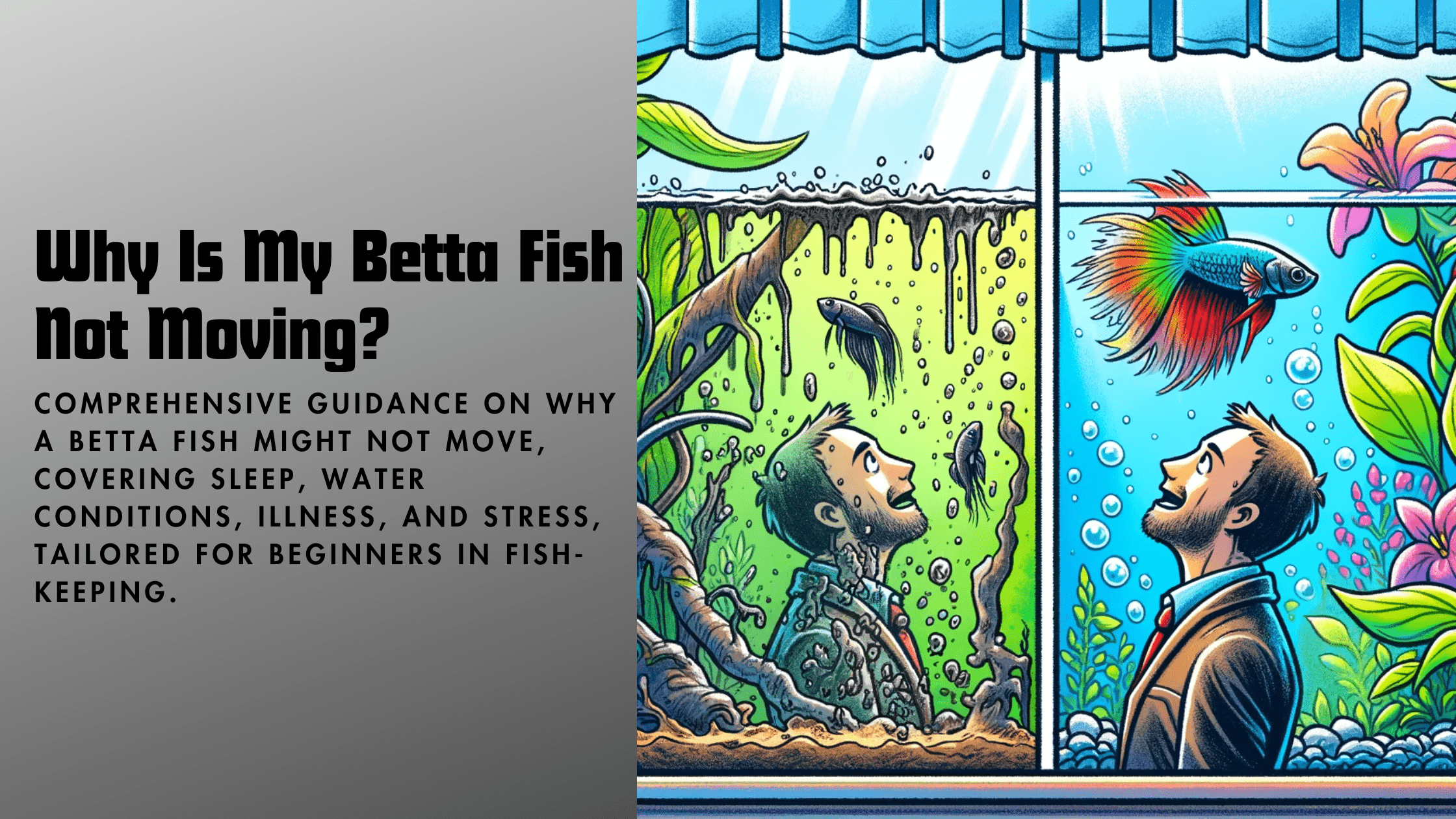 Why is my betta fish not moving.